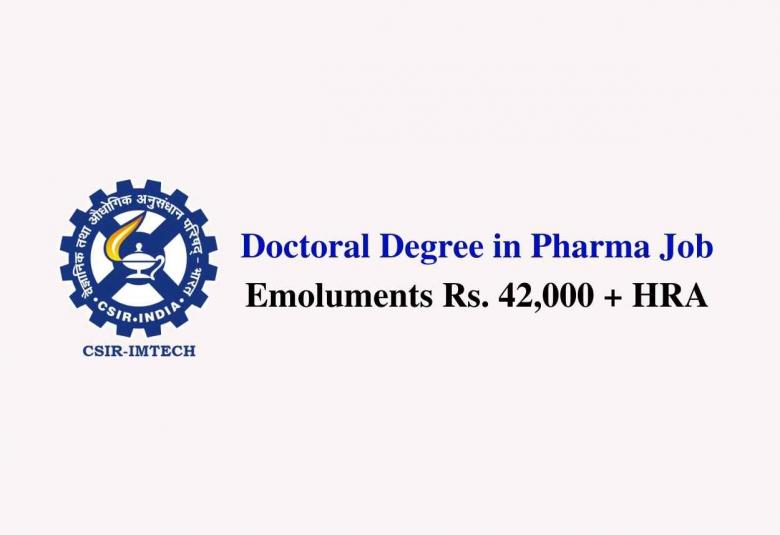 Vacancy for Senior Project Associate at Institute of Microbial Technology