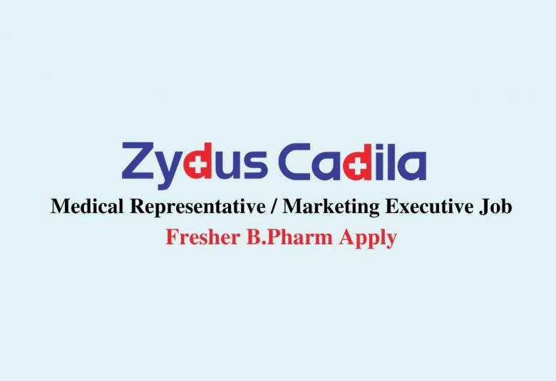 Walk in interview for Medical Representative / Marketing Executive at Zydus Cadila