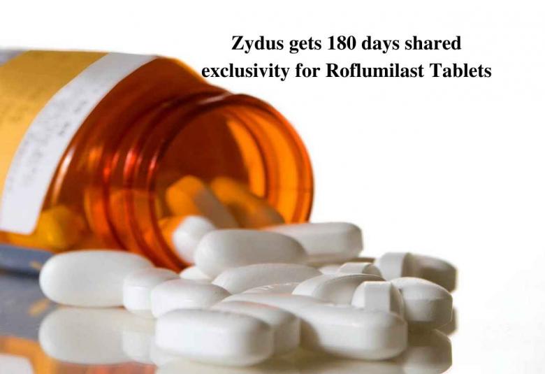Zydus gets 180 days shared exclusivity for Roflumilast Tablets