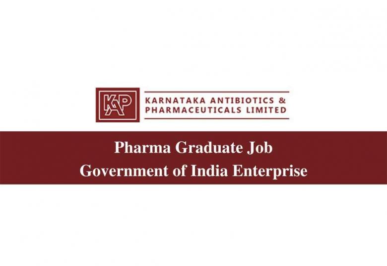 Job for Pharma Graduate at KAPL