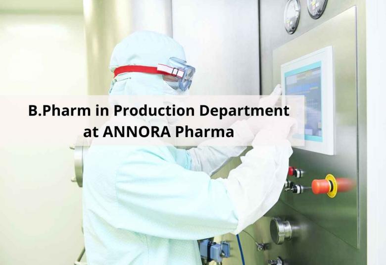 Walk in interview for B.Pharm in Production Department at ANNORA Pharma