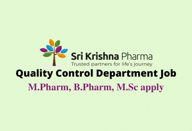 Sri Krishna Pharmaceuticals Ltd Jobs