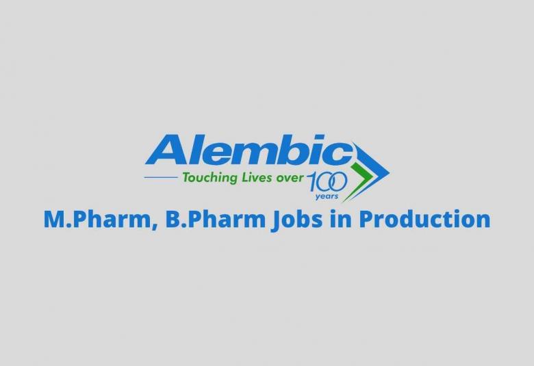 Vacancy for M.Pharm, B.Pharm in Production at Aurobindo Pharma