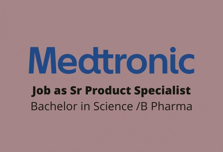 Job as Sr Product Specialist at Medtronics