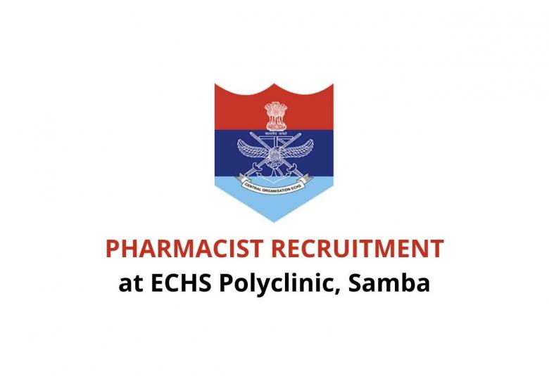 Job for Pharmacist in ECHS Polyclinics
