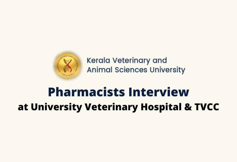 Interview for Pharmacists at University Veterinary Hospital & TVCC
