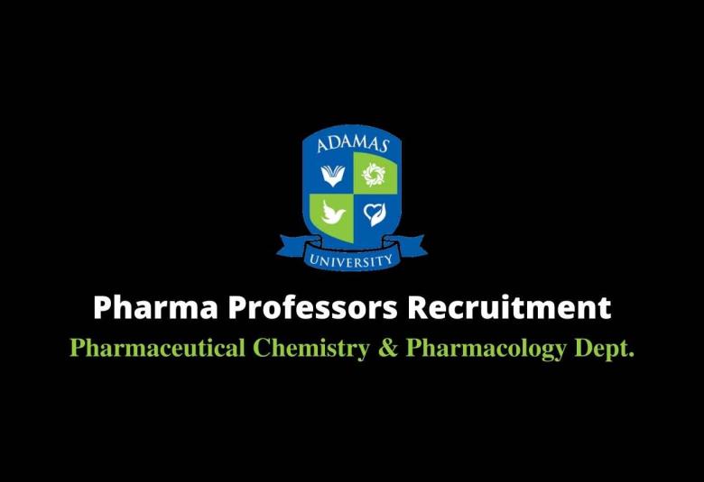 Job for Pharma Professor at Adamas University
