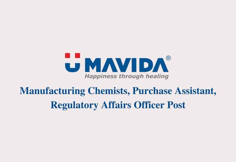 Vacancy for Manufacturing Chemists, Purchase Assistant, Regulatory Affairs Officer at Umavida Pharma Pvt Ltd