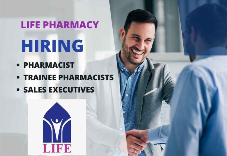 Job for Pharmacist, Trainee Pharmacists at LIFE Pharmacy