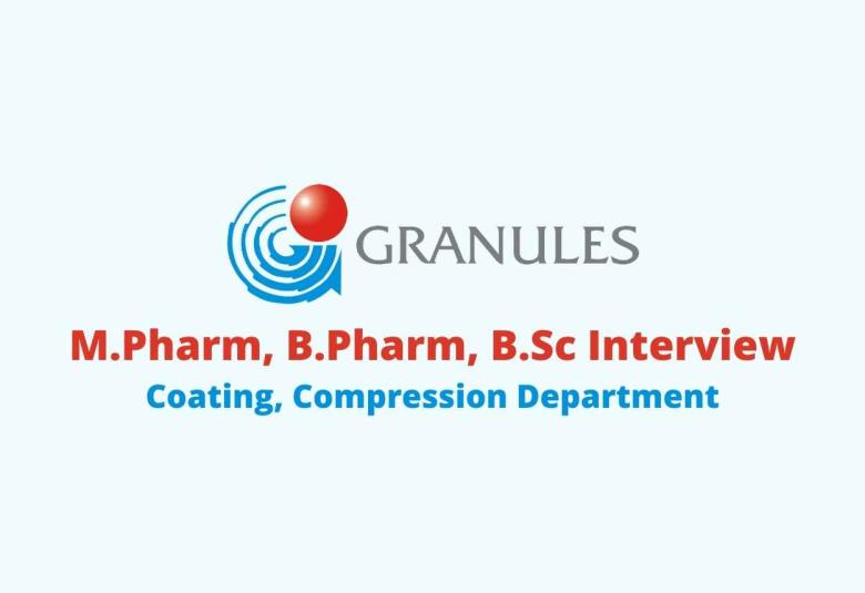 Granules India jobs