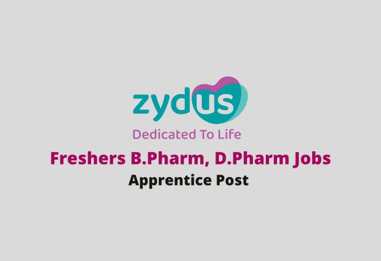 Freshers B.Pharm, D.Pharm Jobs at Zydus Lifesciences Ltd