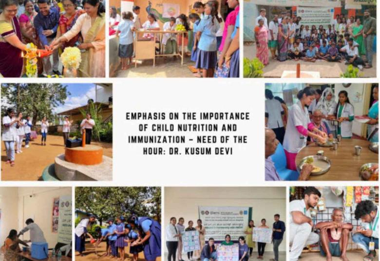 JOINING HANDS WITH UNICEF FOR CHILD NUTRITION AND IMMUNIZATION 