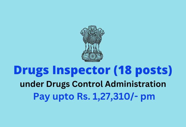 Job for Drugs Inspector under Drugs Control Administration