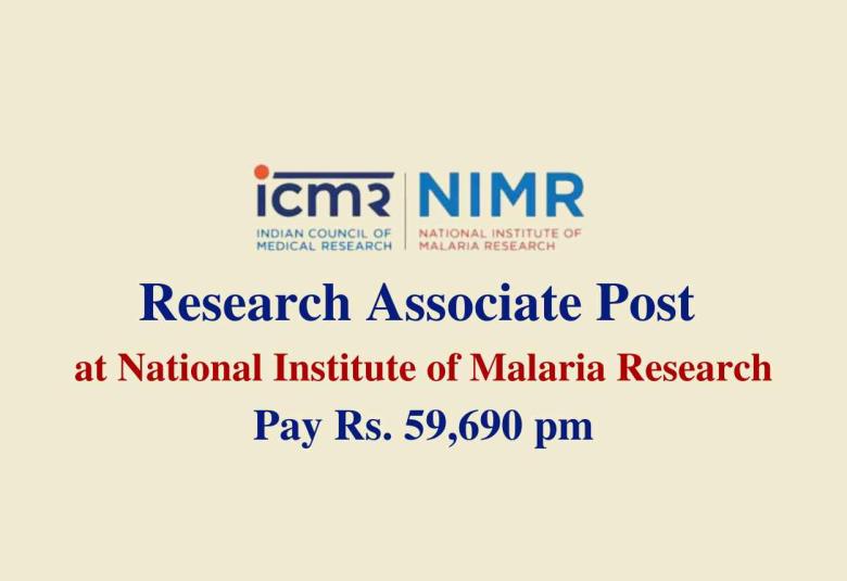 Vacancy for Research Associate at NIMR