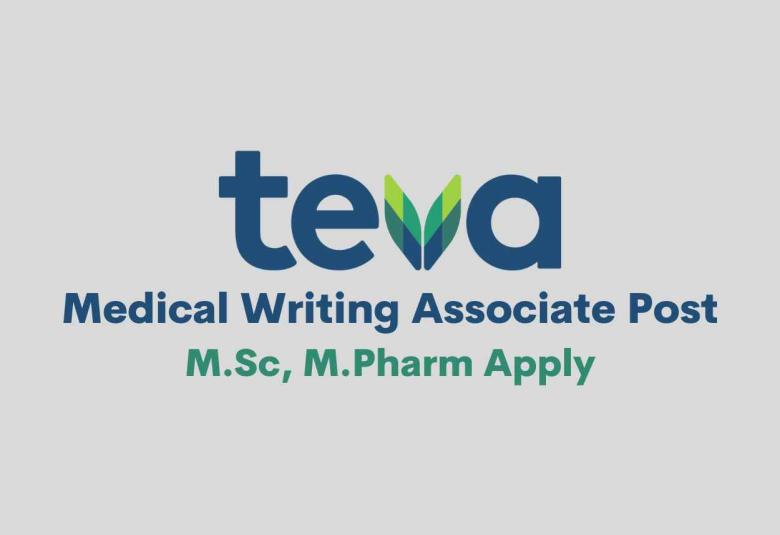 Work as Medical Writing Associate at Teva