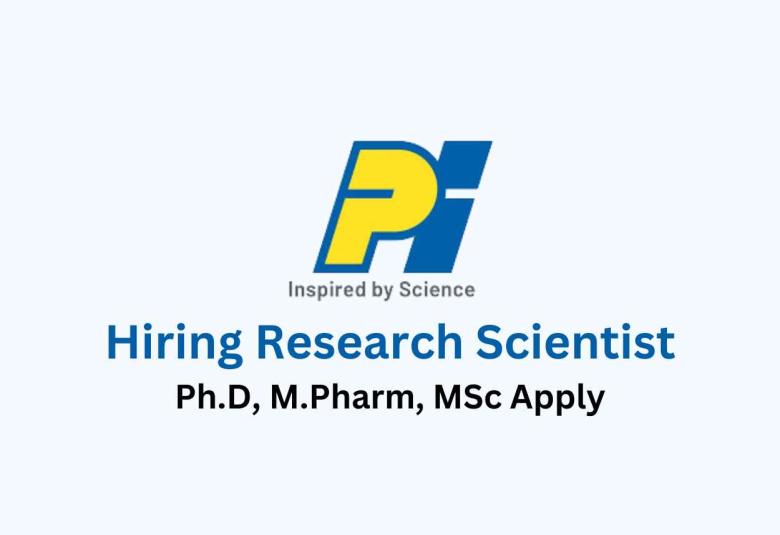 Hiring Research Scientist at PI Industries Ltd