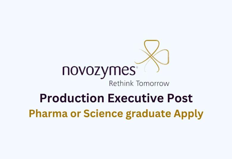 Vacancy for Production Executive at Novozymes