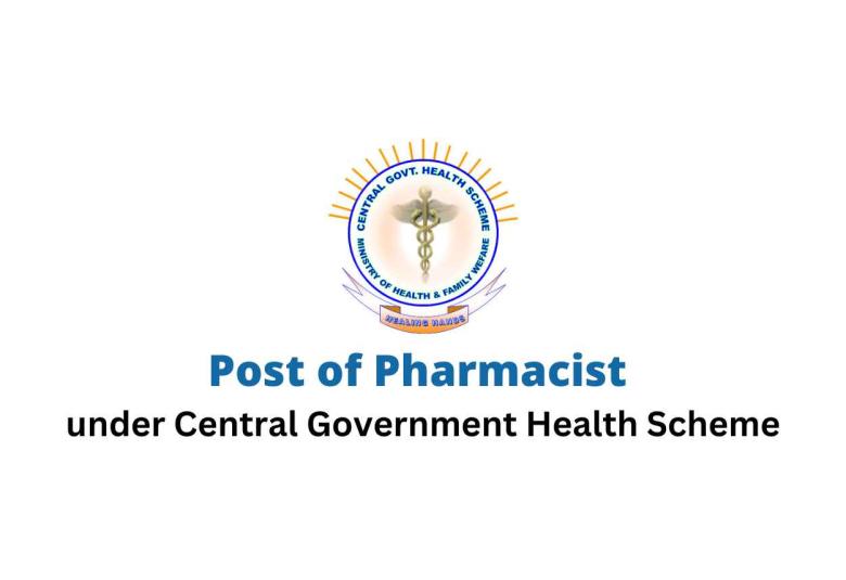 Walk in Interview for post of Pharmacist at CGHS Jabalpur