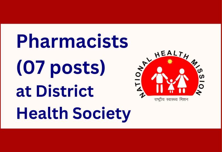 Jobs for Pharmacists at District Health Society