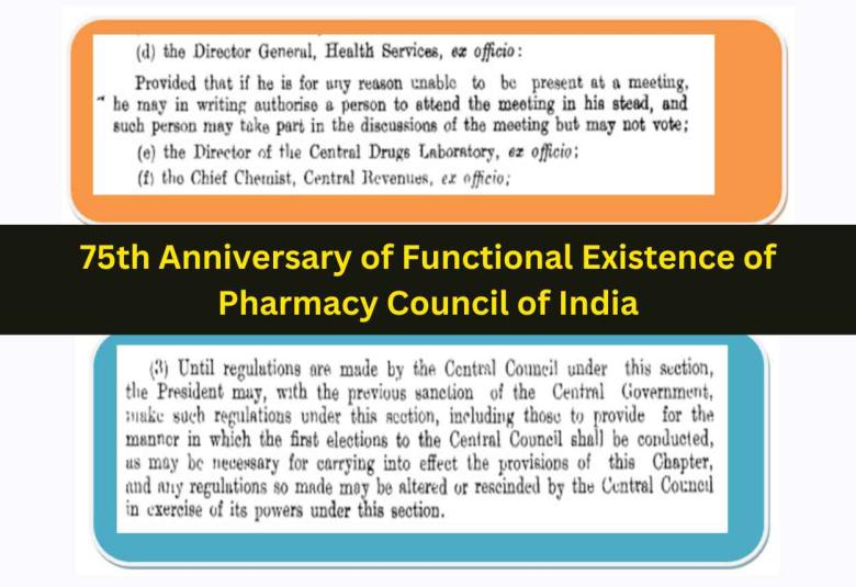 75th Anniversary of Functional Existence of Pharmacy Council of India