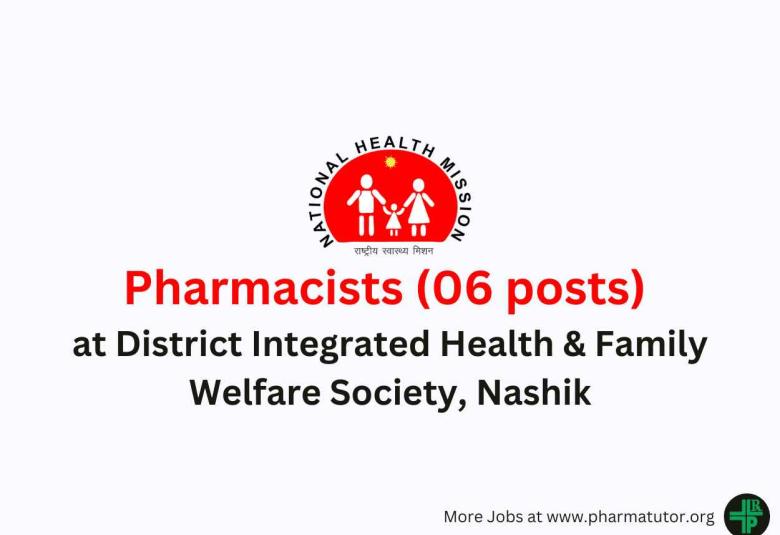 Job for Pharmacists under National Health Mission