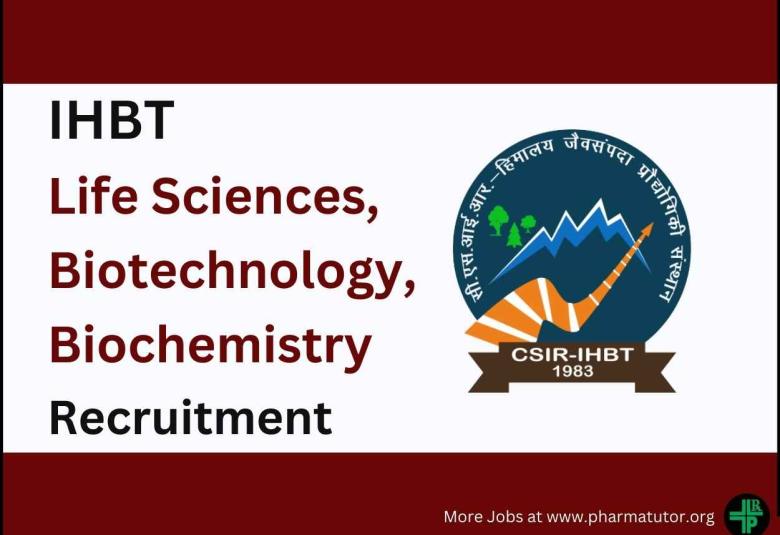 IHBT Life Sciences, Biotechnology, Biochemistry Recruitment