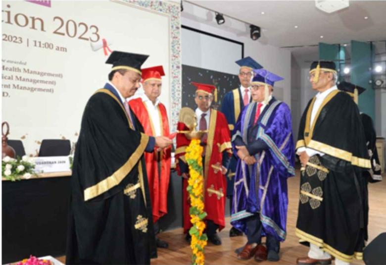 IIHMR University awarded degrees to 308 students at the convocation 2023