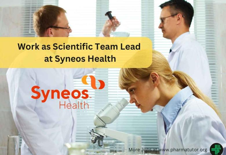 Work as Scientific Team Lead at Syneos Health
