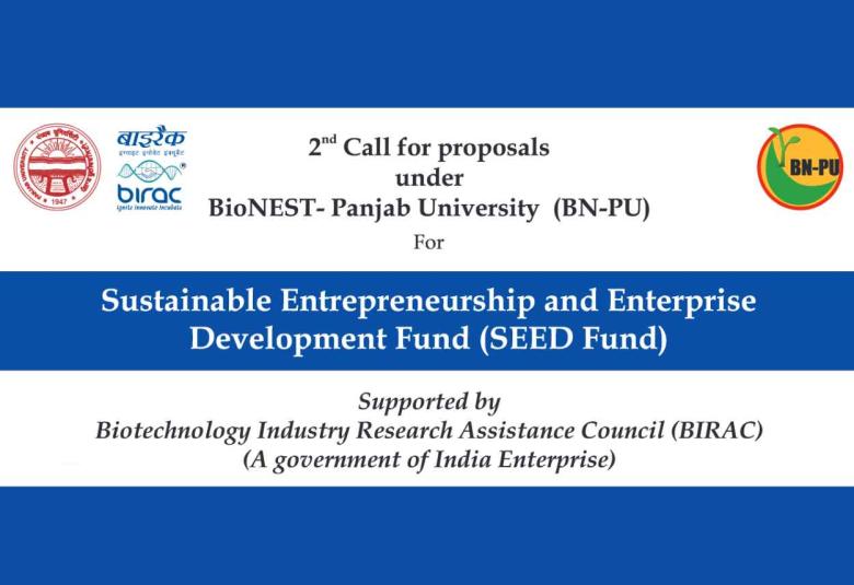 BioNEST - Panjab University Invites Proposals for SEED Fund