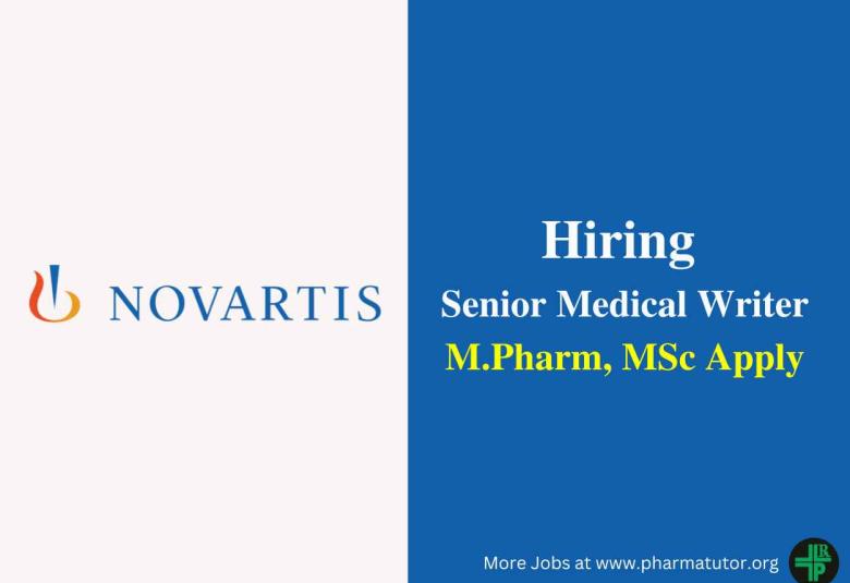Novartis Hiring Senior Medical Writer