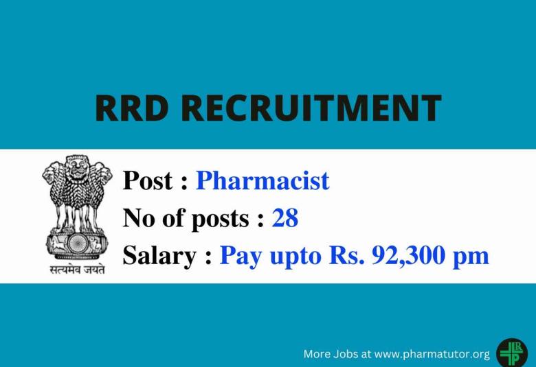 Recruitment for Pharmacists under Rural Development Department
