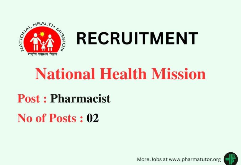 Jobs for Pharmacists under National Health Mission