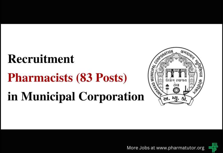 Openings for Pharmacists in Municipal Corporation