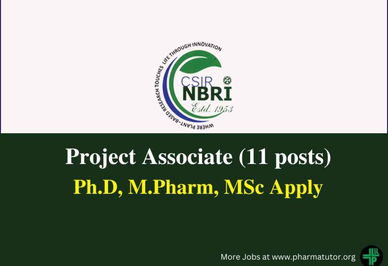 Vacancy for Project Associate at NBRI