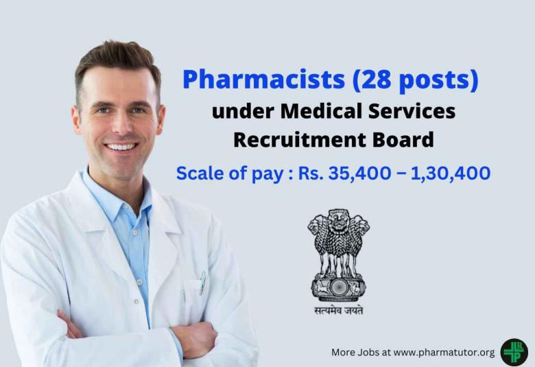 Recruitment of Pharmacists under Medical Services Recruitment Board