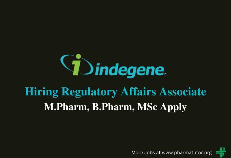 Require Regulatory Affairs Associate at Indegene