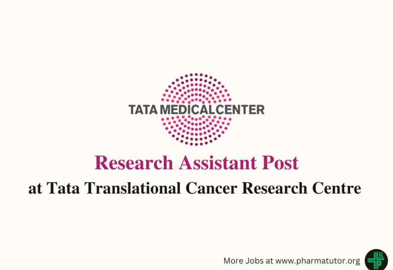 Applications are invited for post of Research Assistant at TTCRC