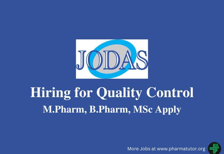 Hiring for Quality Control at Jodas Expoim Pvt Ltd
