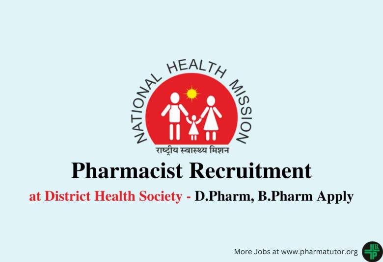 Job for Pharmacists at District Health Society