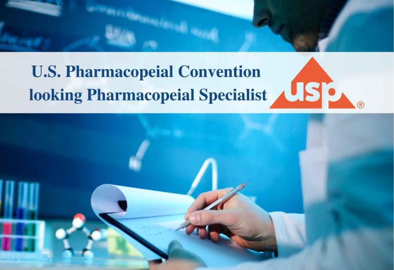 U.S. Pharmacopeial Convention looking Pharmacopeial Specialist