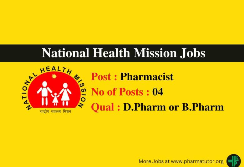 Vacancy for Pharmacists under National Health Mission