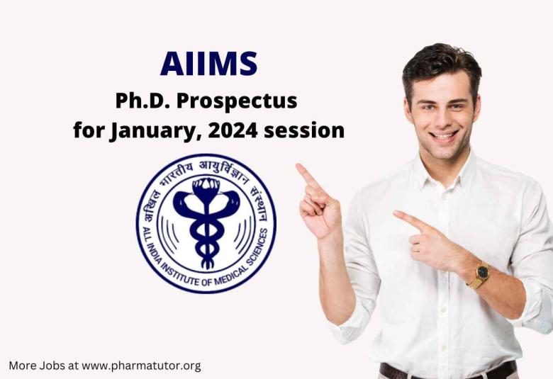 AIIMS Ph.D. Prospectus for January, 2024 session
