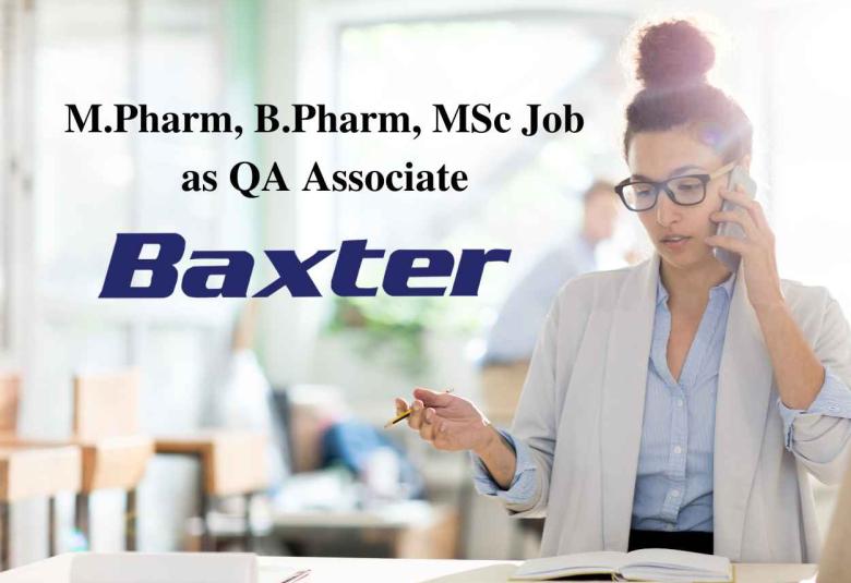 Baxter Hiring QA Associate