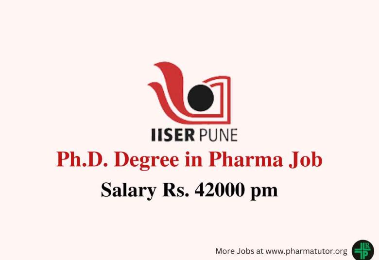 IISER Recruitment for Ph.D. Degree in Pharma