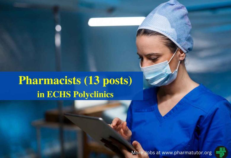 Job Openings for Pharmacists in ECHS Polyclinics