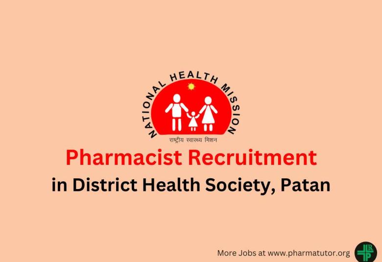 Vacancy for Pharmacist in District Health Society Patan
