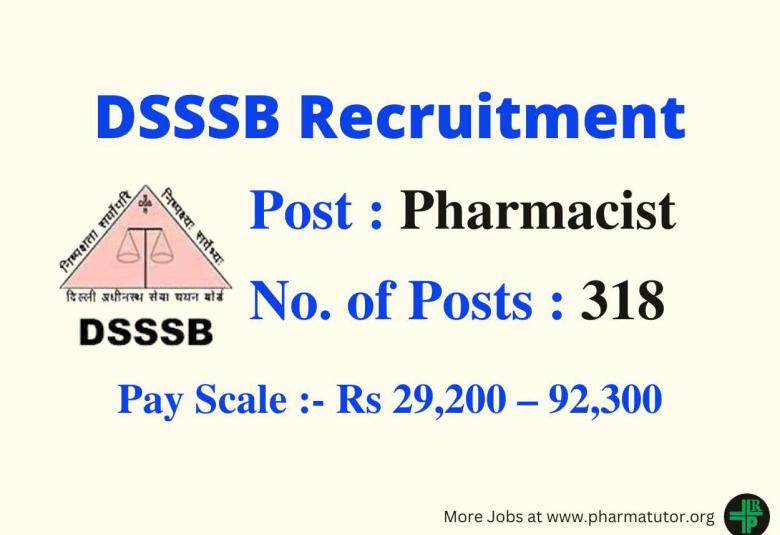 Apply Online for Pharmacists under Subordinate Services Selection Board