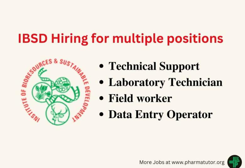 IBSD Hiring for multiple positions
