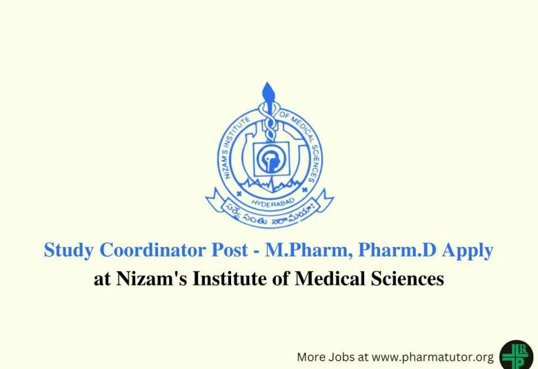 Job as Study Coordinator at NIMS