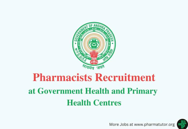 Job for Pharmacists at Government Health and Primary Health Centres